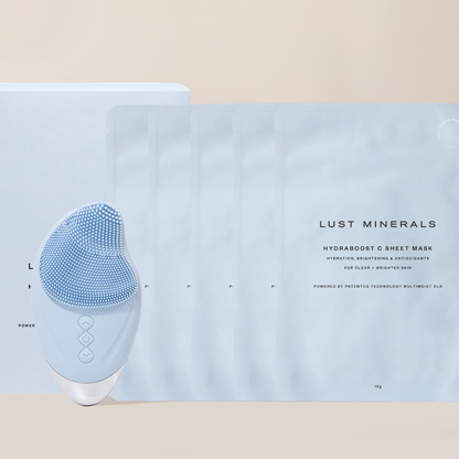 Hydraboost C Sheet Mask Box Set + Facial Massager Box