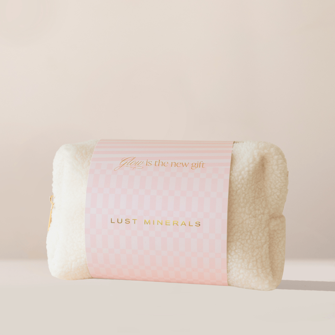 Boucle Makeup Bag + Limited Addition Pink Wrap