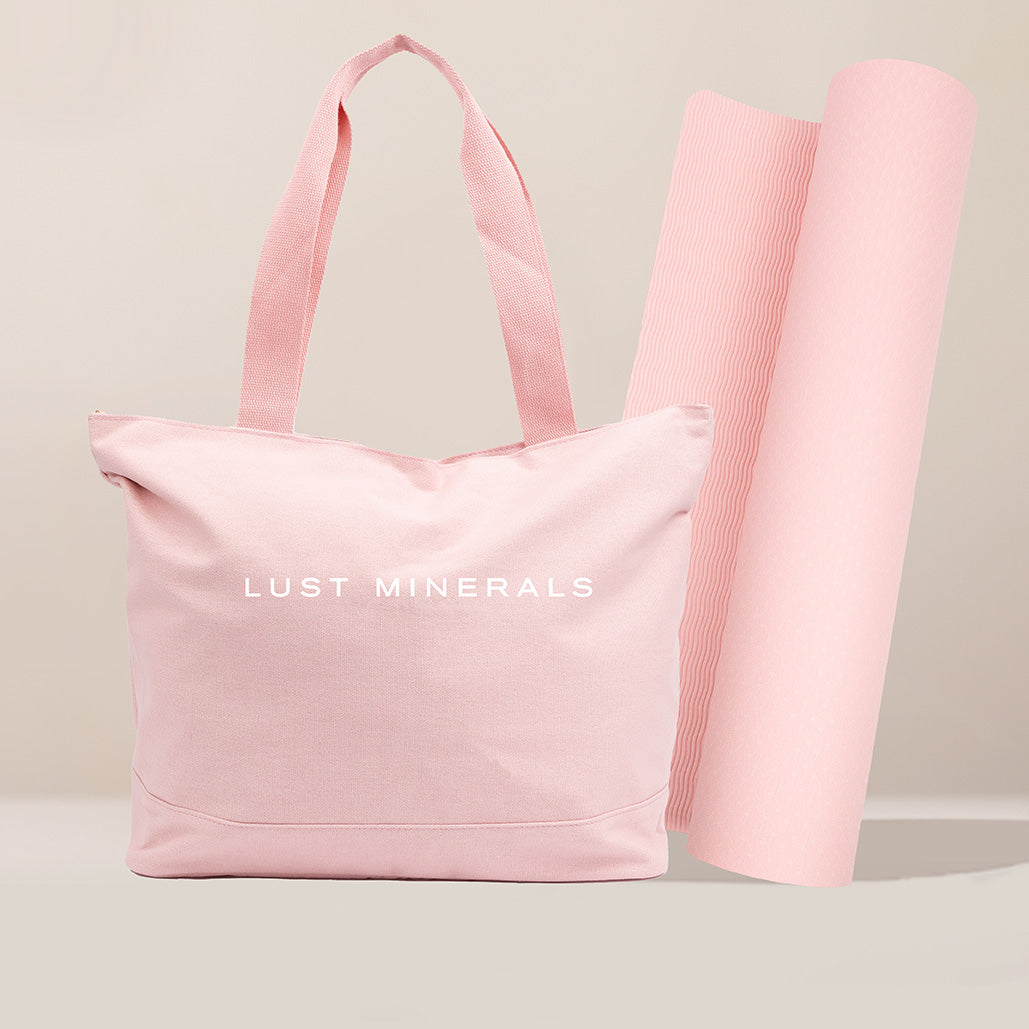 Lust Minerals Yoga Mat & Everyday Tote Bag