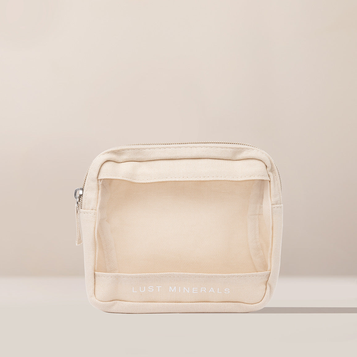 Beige Beauty Bag